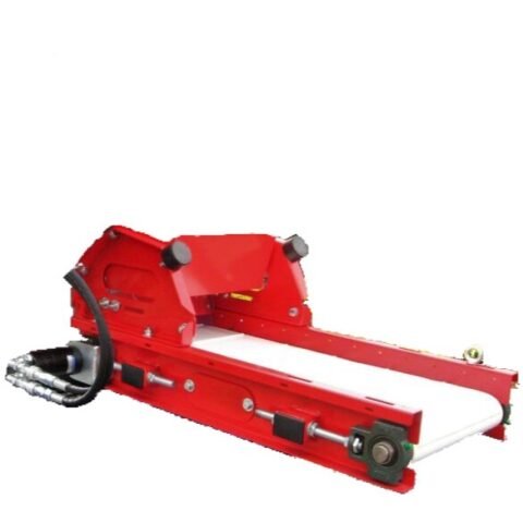 WZ-006 Specializovaný dopravník: Pro přímý převoz ovoce do paletových boxů na přívěsu (kapacita 2–3 boxy).