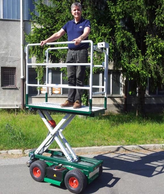 Efektivní pracovní plošina Greenhouse