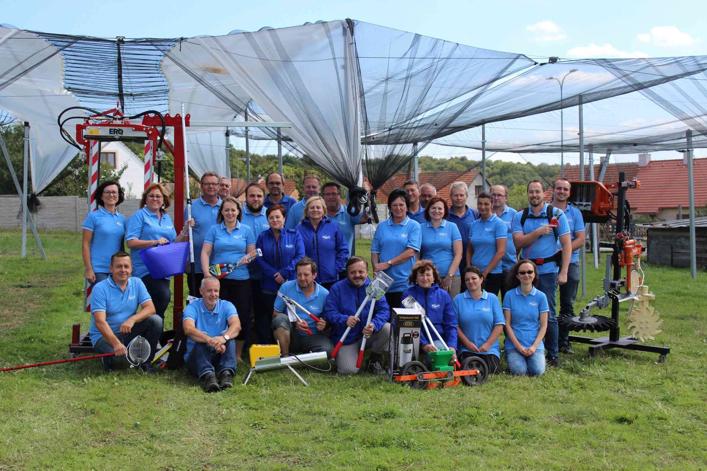 Tým zaměstnanců společnosti Oslavan