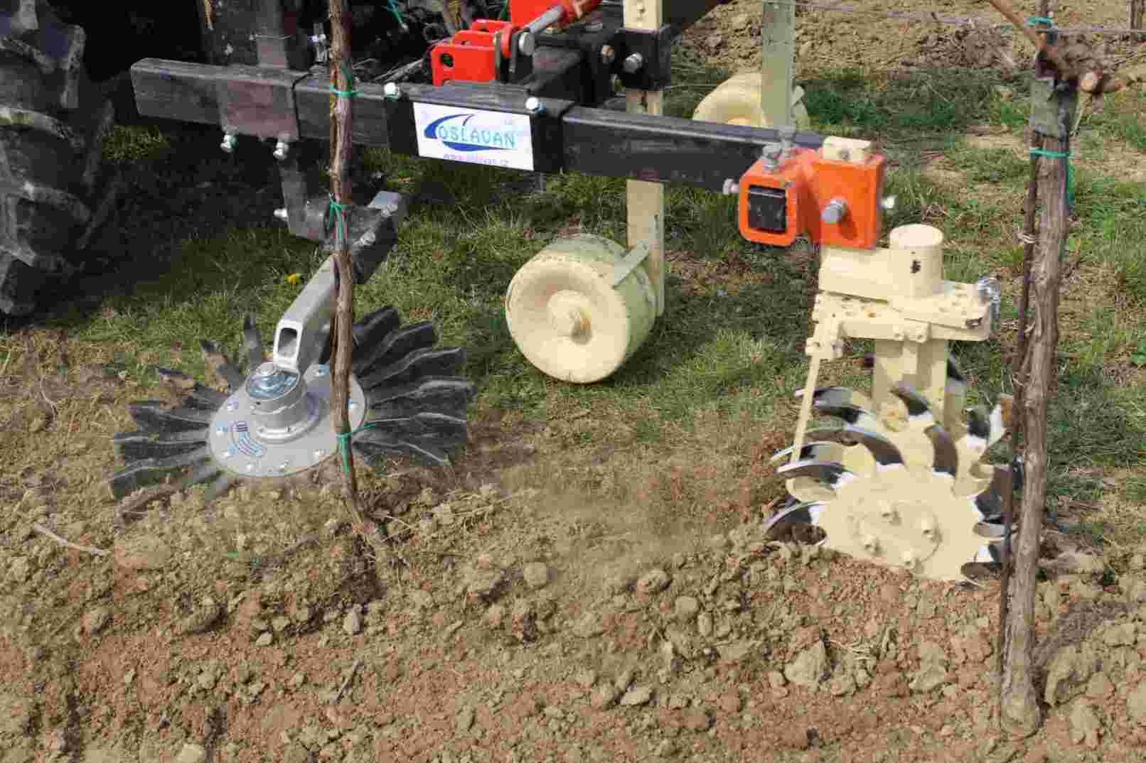 Kombinace hvězdicovitého disku Braun a plecího kola