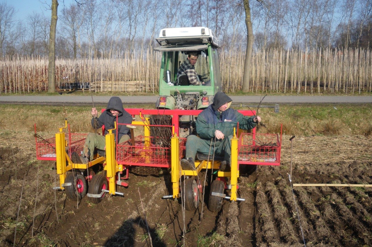 Výsadba dvou řad pomocí PL-10