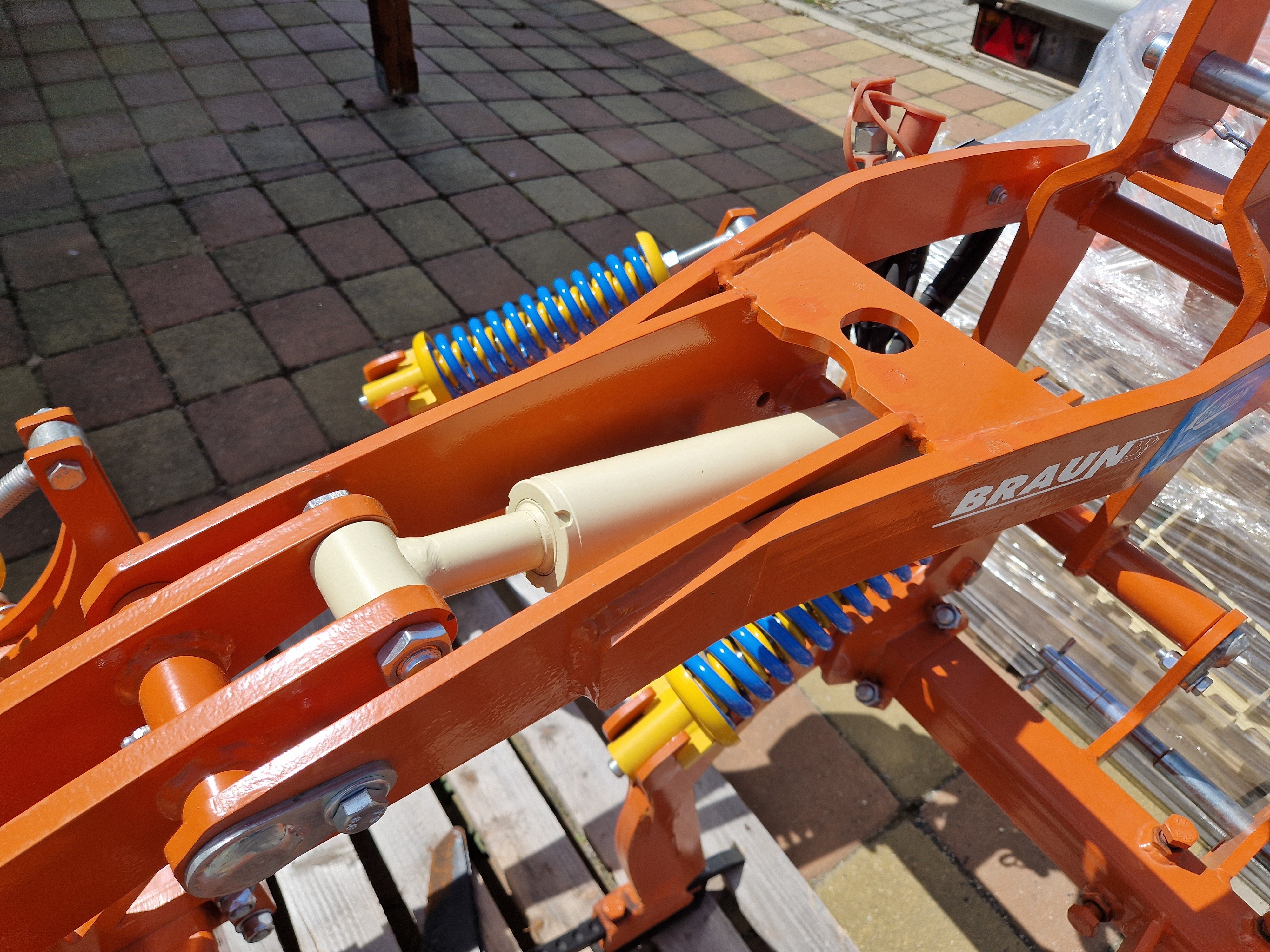 Detail konstrukce kultivátoru Braun Acticult