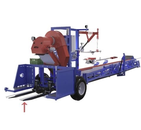 Hydraulický zvedák palet: Podporuje paletové boxy o hmotnosti až 500 kg s výklopnou zadní plošinou.